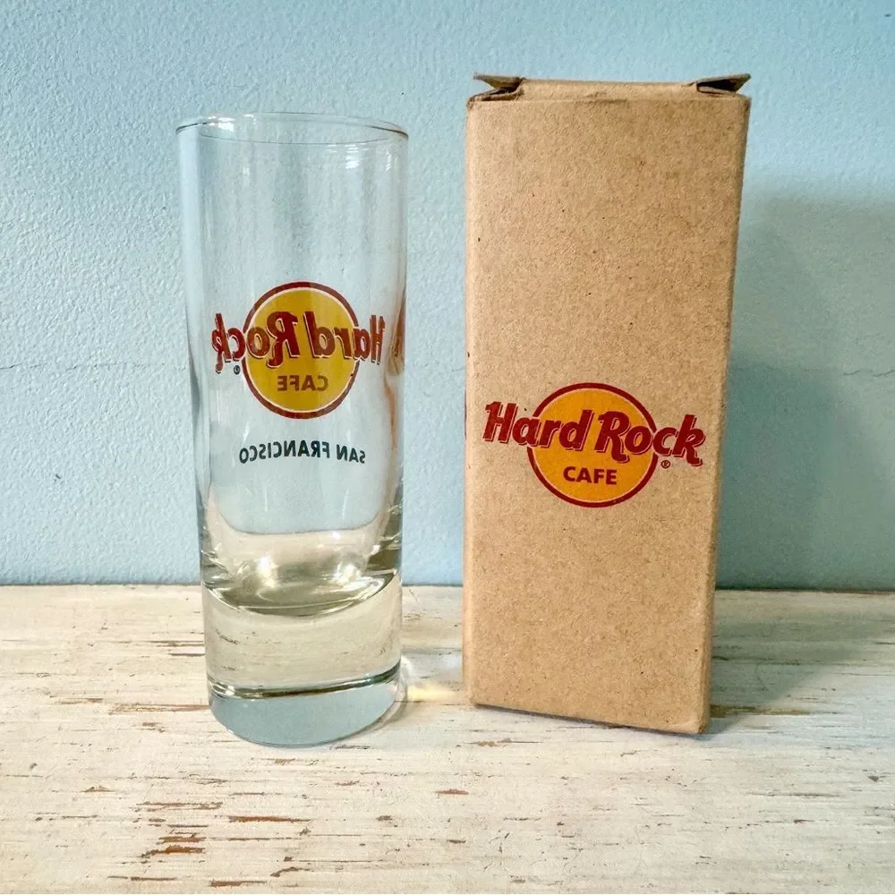 Hard Rock Cafe San Francisco 4 Inch Shot Glass | Souvenir Collectible Barware